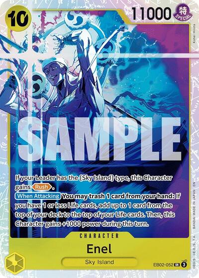 Enel - EB02-052 - Super Rare - Anime 25th Collection