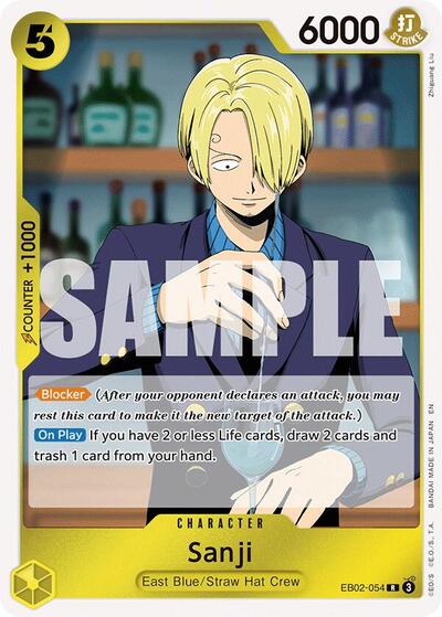 Sanji - EB02-054 - Rare - Anime 25th Collection