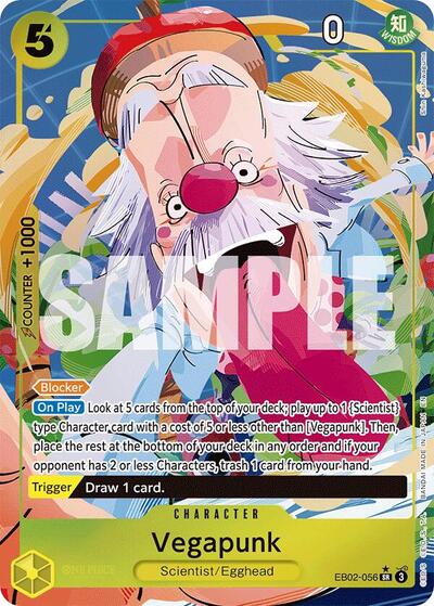 Vegapunk - EB02-056 - Super Rare (Alternate Art) - Anime 25th Collection