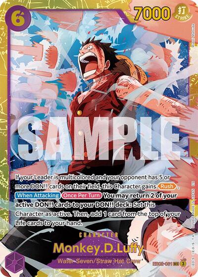 Monkey.D.Luffy - EB02-061 - Secret Rare - Anime 25th Collection