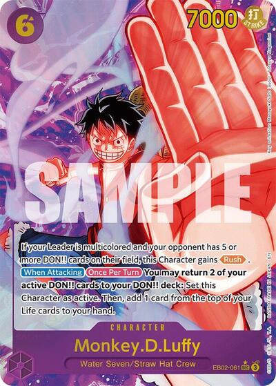 Monkey.D.Luffy - EB02-061 - Secret Rare (Alternate Art) - Anime 25th Collection