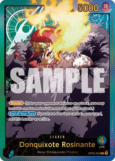 Donquixote Rosinante - OP05-022 - Leader (Special Alternate Art) - Anime 25th Collection