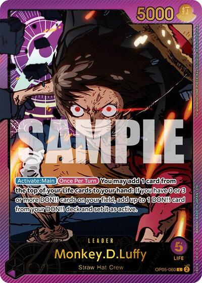 Monkey.D.Luffy - OP05-060 - Leader (Special Alternate Art) - Anime 25th Collection