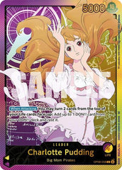 Charlotte Pudding - OP08-058 - Leader (Special Alternate Art) - Anime 25th Collection