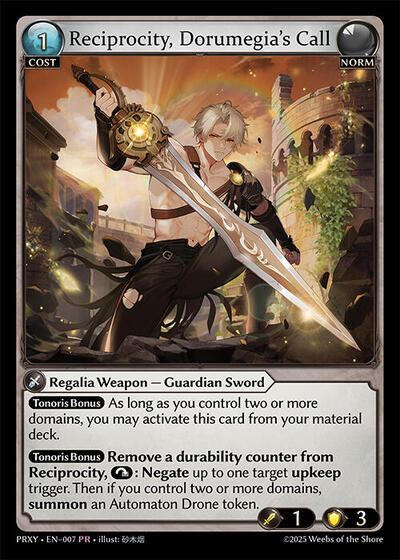 Reciprocity, Dorumegia's Call - 007 - Promo - Proxia's Vault