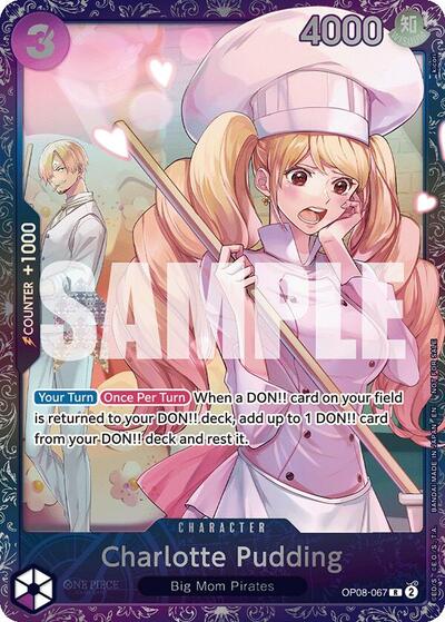 Charlotte Pudding - OP08-067 - Rare (Treasure Cup 2025) - One Piece Promotion Cards