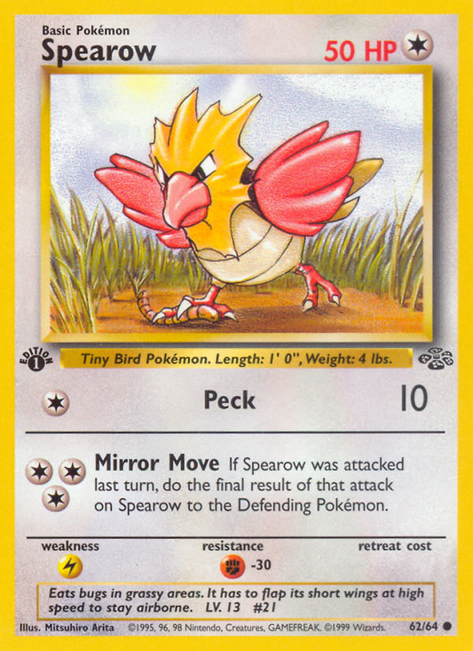 Spearow - 62/64 - Jungle