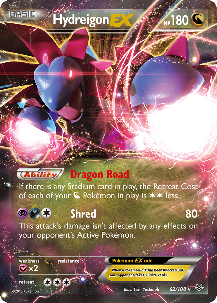 Hydreigon-EX - 062/108 - Roaring Skies