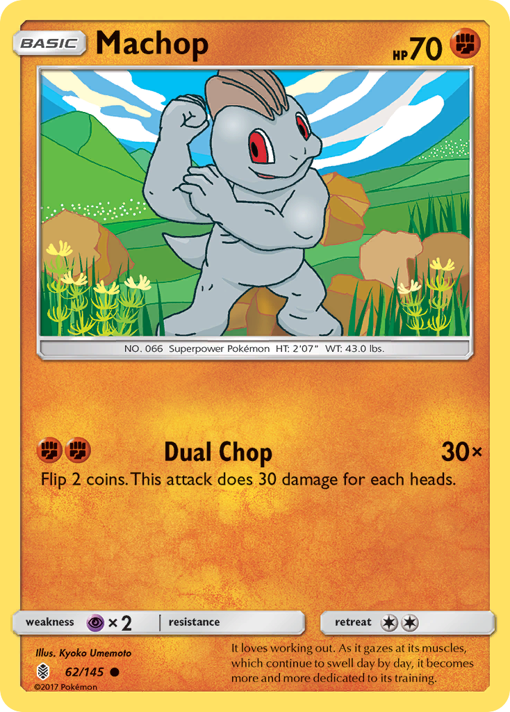 Machop - 062/145 - Guardians Rising