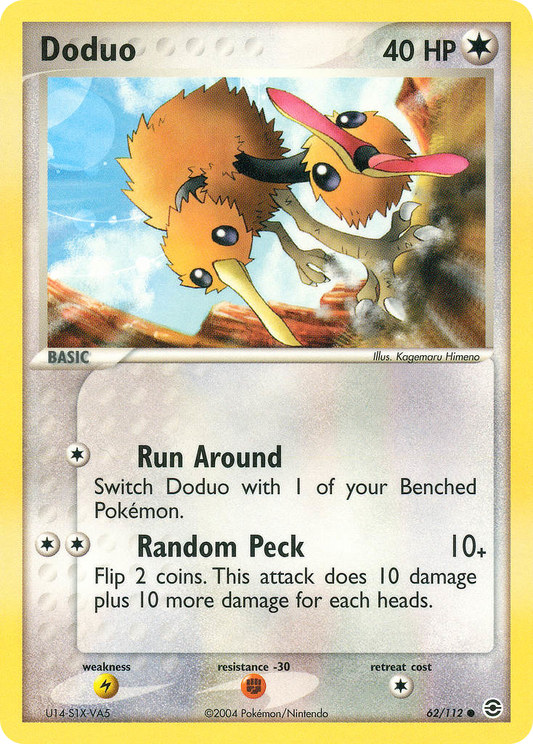 Doduo - 062/112 - FireRed & LeafGreen