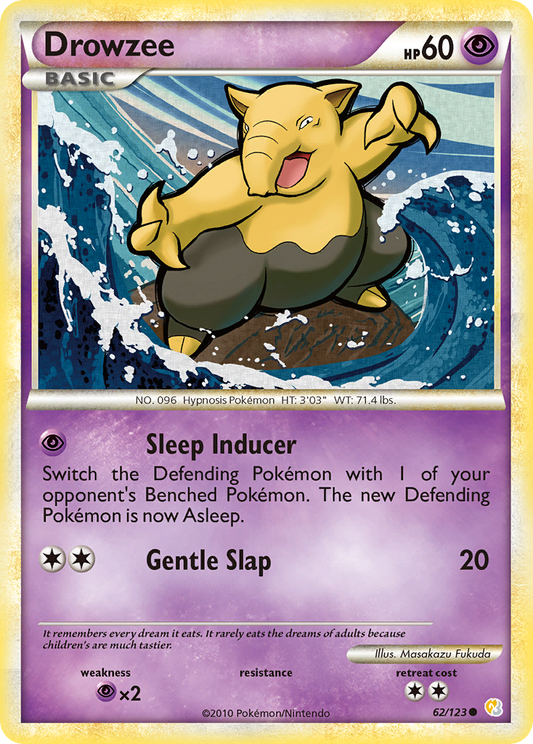 Drowzee - 062/123 - HeartGold & SoulSilver