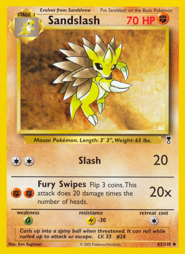 Sandslash - 062/110 - Legendary Collection