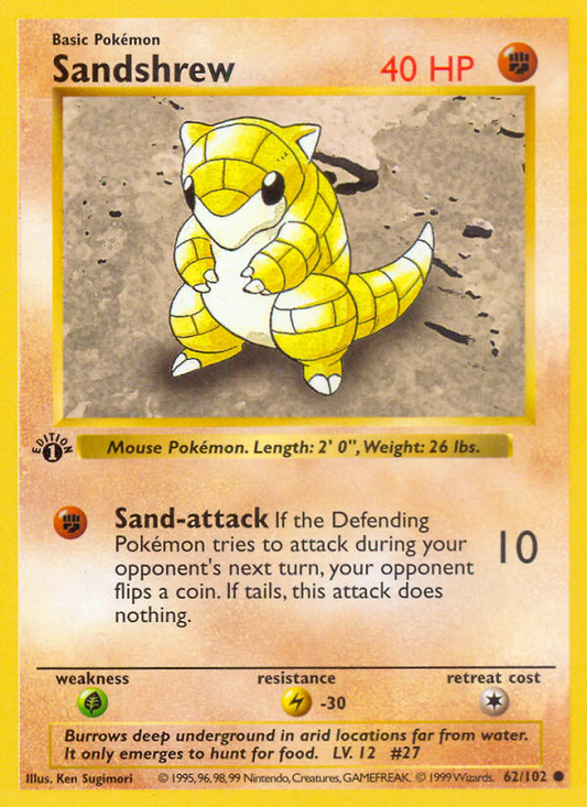 Sandshrew - 062/102 - Base