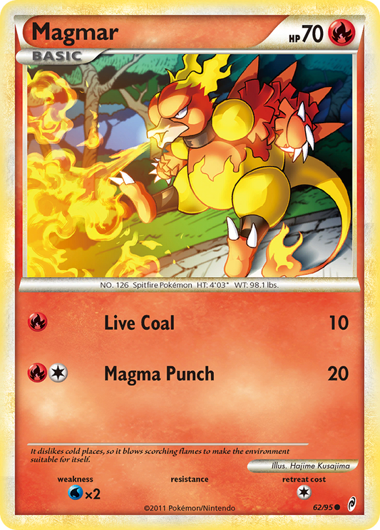 Magmar - 62/95 - Call of Legends