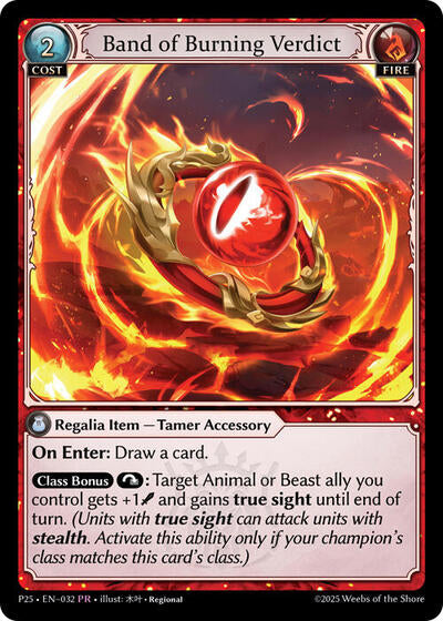 Band of Burning Verdict - 032 - Promo - Promotional Cards