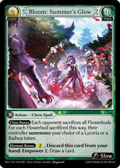 Bloom: Summer's Glow - 033 - Promo - Promotional Cards