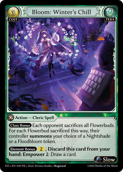 Bloom: Winter's Chill - 034 - Promo - Promotional Cards