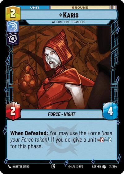 Karis - We Don't Like Strangers - 031/264 - Uncommon - Legends of the Force