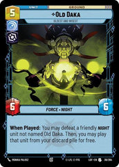 Old Daka - Oldest and Wisest - 036/264 - Uncommon - Legends of the Force