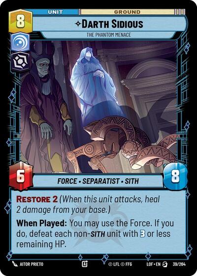 Darth Sidious - The Phantom Menace - 039/264 - Special - Legends of the Force