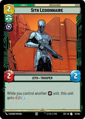 Sith Legionnaire - 081/264 - Uncommon - Legends of the Force