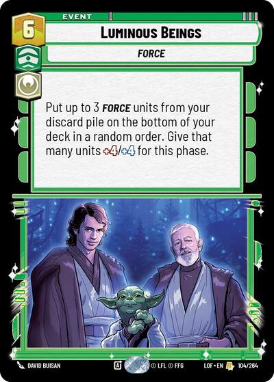 Luminous Beings - 104/264 - Rare - Legends of the Force