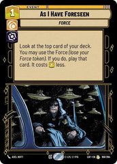 As I Have Foreseen - 188/264 - Rare - Legends of the Force