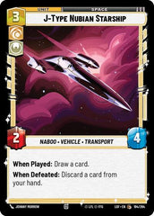 J-Type Nubian Starship - 194/264 - Common - Legends of the Force