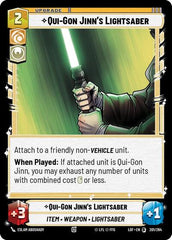 Qui-Gon Jinn's Lightsaber - 201/264 - Special - Legends of the Force