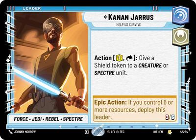 Kanan Jarrus - Help Us Survive - 004/264 - Rare - Legends of the Force