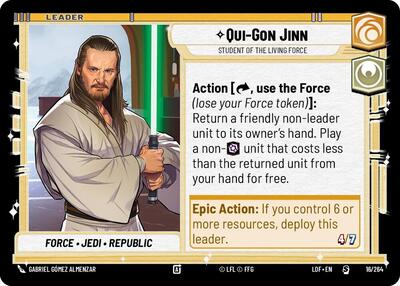 Qui-Gon Jinn - Student of the Living Force - 016/264 - Special - Legends of the Force