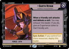 Darth Revan - Scourge of the Old Republic - 017/264 - Rare - Legends of the Force