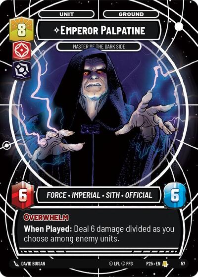 Emperor Palpatine - Master of the Dark Side - 57 - Rare - Organized Play Promos