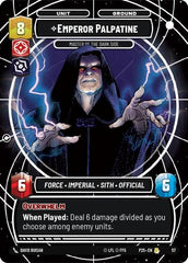 Emperor Palpatine - Master of the Dark Side - 57 - Rare - Organized Play Promos