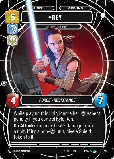 Rey - Keeping the Past - 59 - Legendary - Organized Play Promos