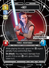 Rey - Keeping the Past (Champion) - 63 - Legendary - Organized Play Promos