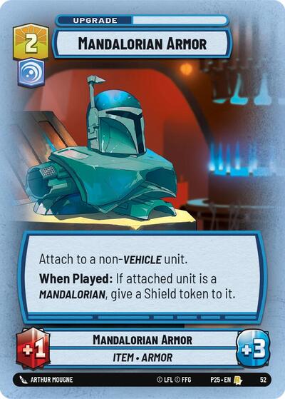 Mandalorian Armor - 52 - Rare - Organized Play Promos