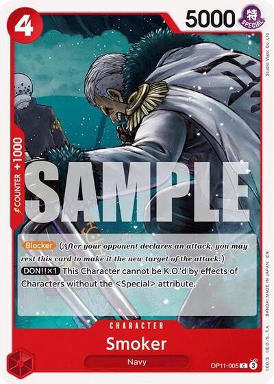 Smoker - OP11-005 - Common - A Fist of Divine Speed