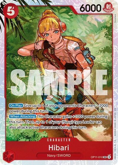 Hibari - OP11-010 - Super Rare - A Fist of Divine Speed