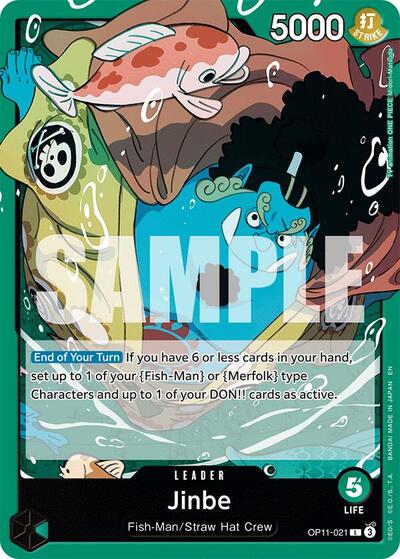 Jinbe - OP11-021 - Leader - A Fist of Divine Speed