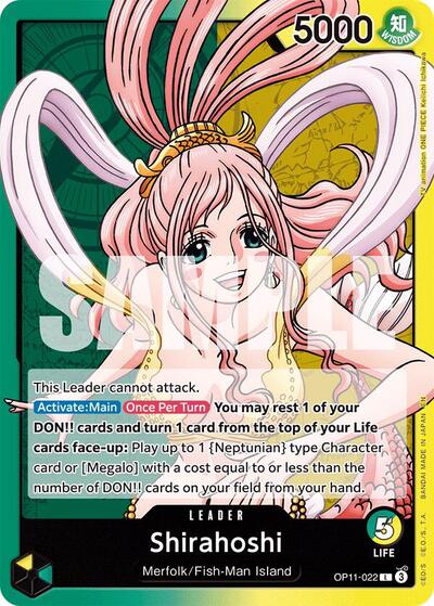 Shirahoshi - OP11-022 - Leader - A Fist of Divine Speed