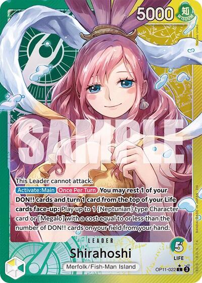 Shirahoshi - OP11-022 - Leader (Alternate Art) - A Fist of Divine Speed