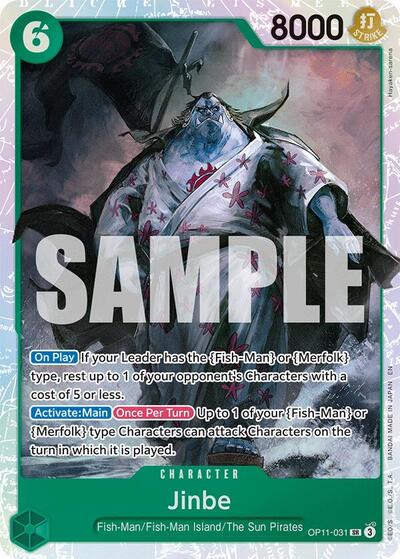 Jinbe - OP11-031 - Super Rare - A Fist of Divine Speed