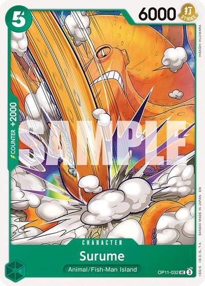 Surume - OP11-032 - Uncommon - A Fist of Divine Speed