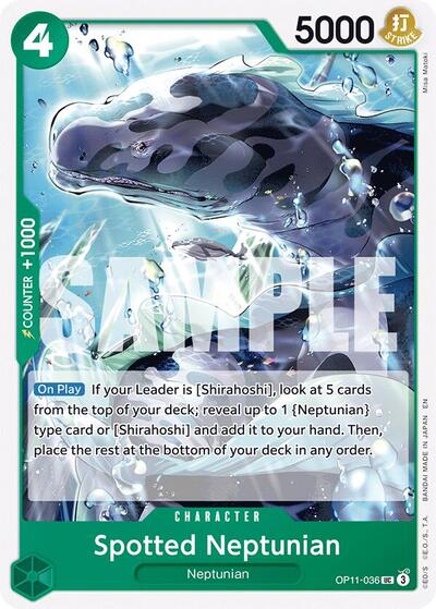 Spotted Neptunian - OP11-036 - Uncommon - A Fist of Divine Speed