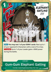 Gum-Gum Elephant Gatling - OP11-038 - Rare - A Fist of Divine Speed