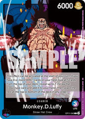 Monkey.D.Luffy - OP11-040 - Leader - A Fist of Divine Speed