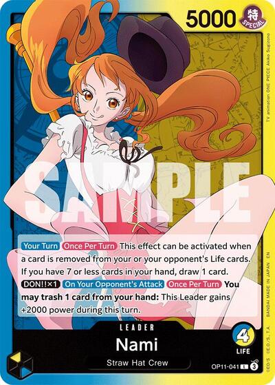 Nami - OP11-041 - Leader - A Fist of Divine Speed