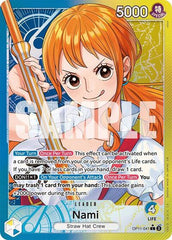 Nami - OP11-041 - Leader (Alternate Art) - A Fist of Divine Speed