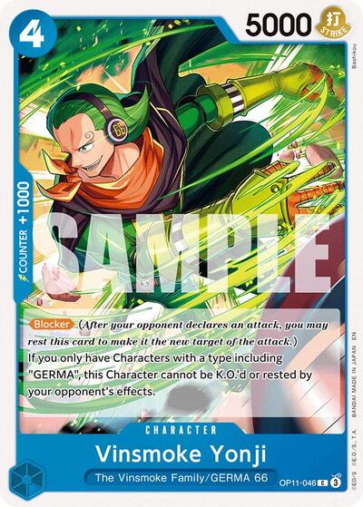 Vinsmoke Yonji - OP11-046 - Common - A Fist of Divine Speed